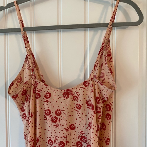 Rouje Paris Monica Wrap Floral Pink Dress - Picture 5 of 6